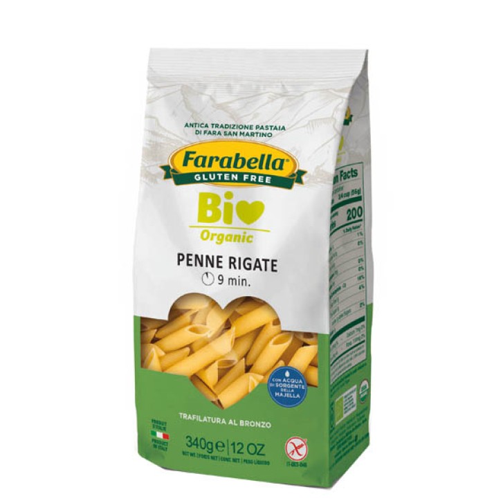 Farabella Pasta Senza Glutine Penne Rigate Bio 340 grammi