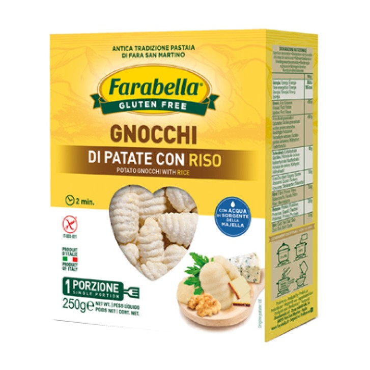 Farabella Senza Glutine Gnocchi di Patate con Riso 250 grammi