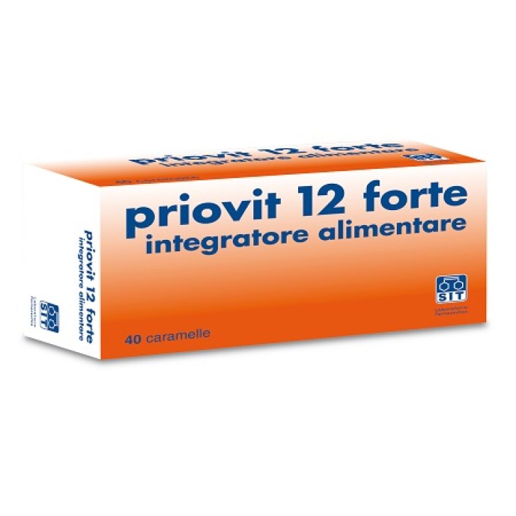 Priovit 12 Forte 40 Caramelle - Integratore Vitaminico