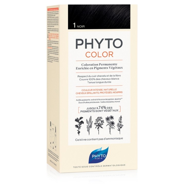 Phytocolor 1 Nero - Tintura Permanente per Capelli