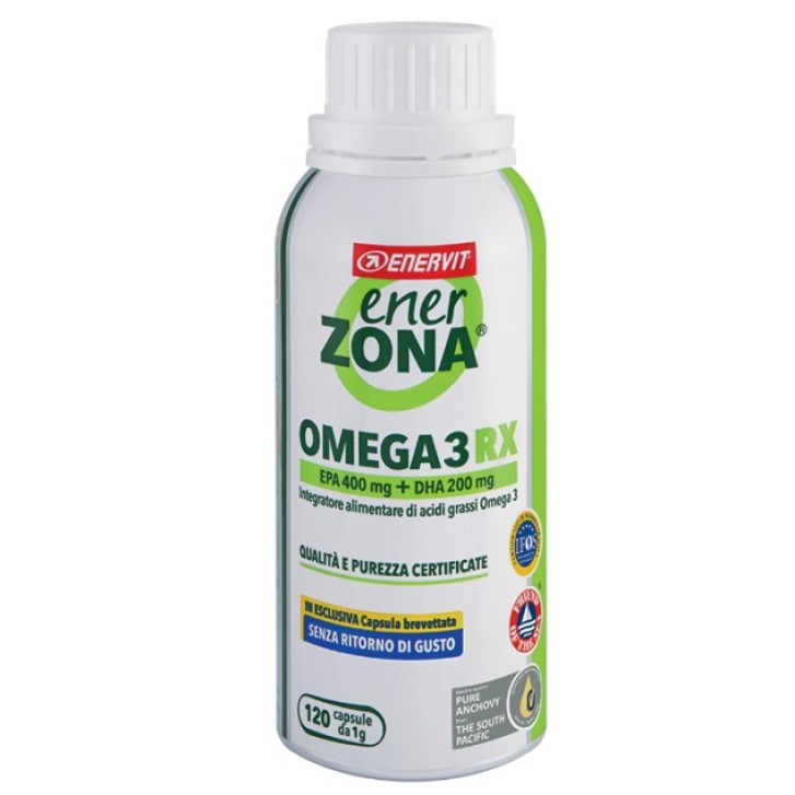 Enerzona Omega 3RX 120 Capsule - Integratore di Acidi Grassi