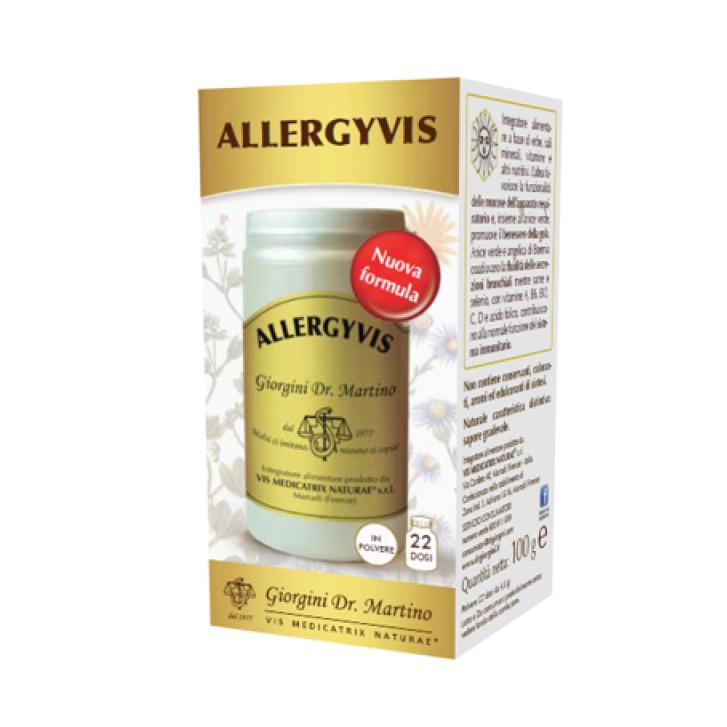 Allergyvis Polvere 100 grammi Dr. Giorgini - Integratore Benessere Gola