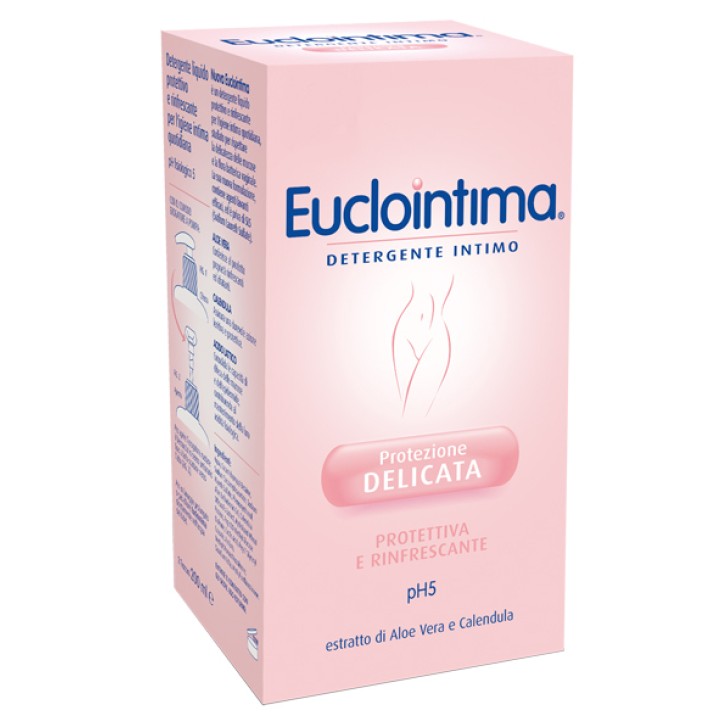 Euclointima Detergente Intimo Protezione Delicata PH5 con Ricarica 200 + 200 ml