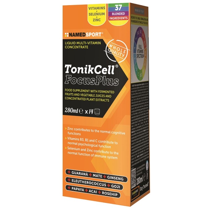 Named Sport Tonikcell Focus Plus 280 ml - Integratore Multivitaminico