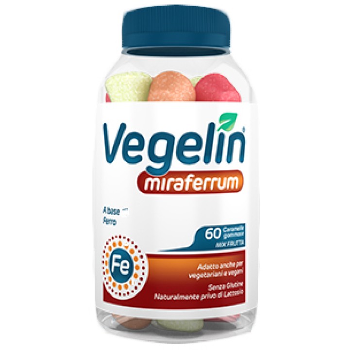 Vegelin Miraferrum 60 Caramelle - Integratore Alimentare