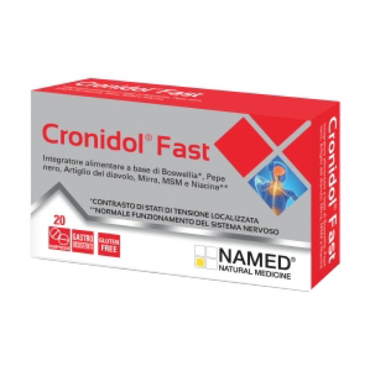 Named Cronidol Fast 20 Compresse - Integratore Alimentare