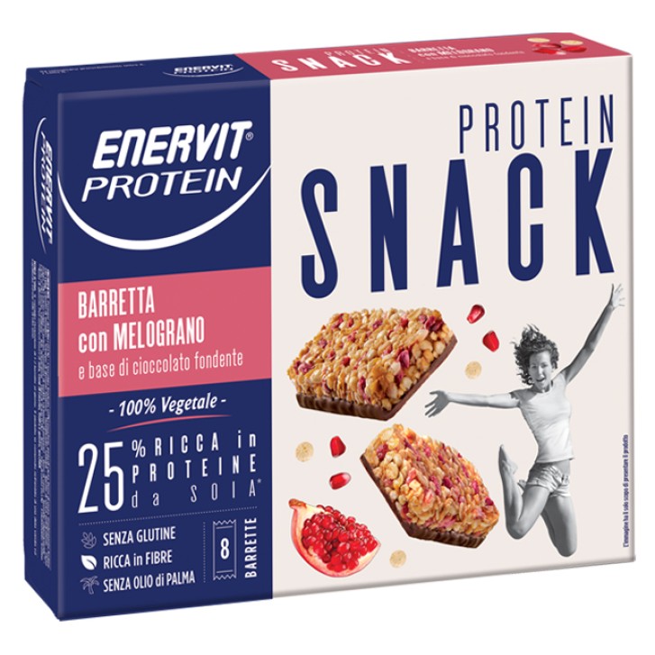 Enervit Protein Snack Melograno Barrette Energetiche 8 pezzi