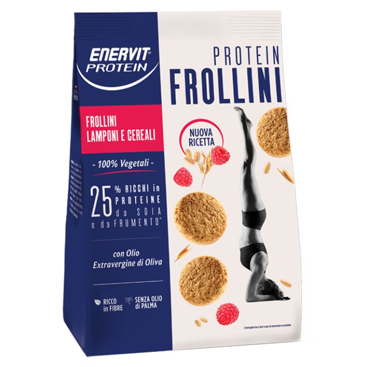 Enervit Protein Frollini Lamponi e Cereali 200 grammi