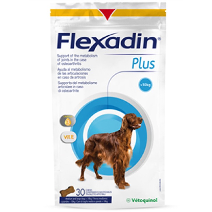 Flexadin Plus Cani 30 Tavolette - Integratore Articolare Taglia Media e Grandi