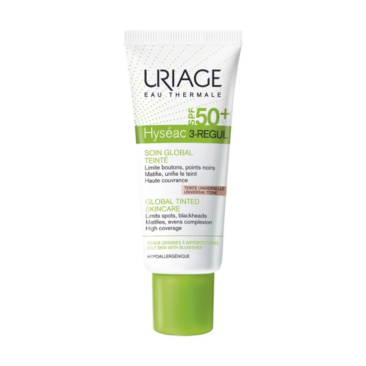 Uriage Hyseac 3-Regul Trattamento Globale Colorato SPF 50+ Anti-Imperfezioni Viso 40 ml