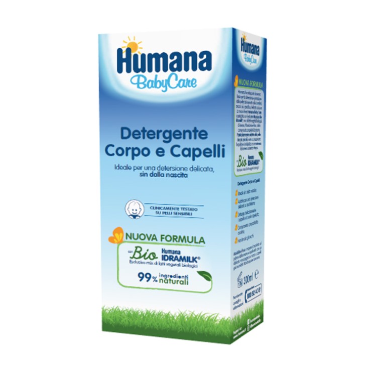 Humana Baby Care Detergente Corpo e Capelli 200 ml