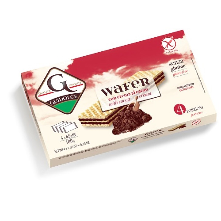 Guidolce Wafer Cacao 4 x 45 grammi