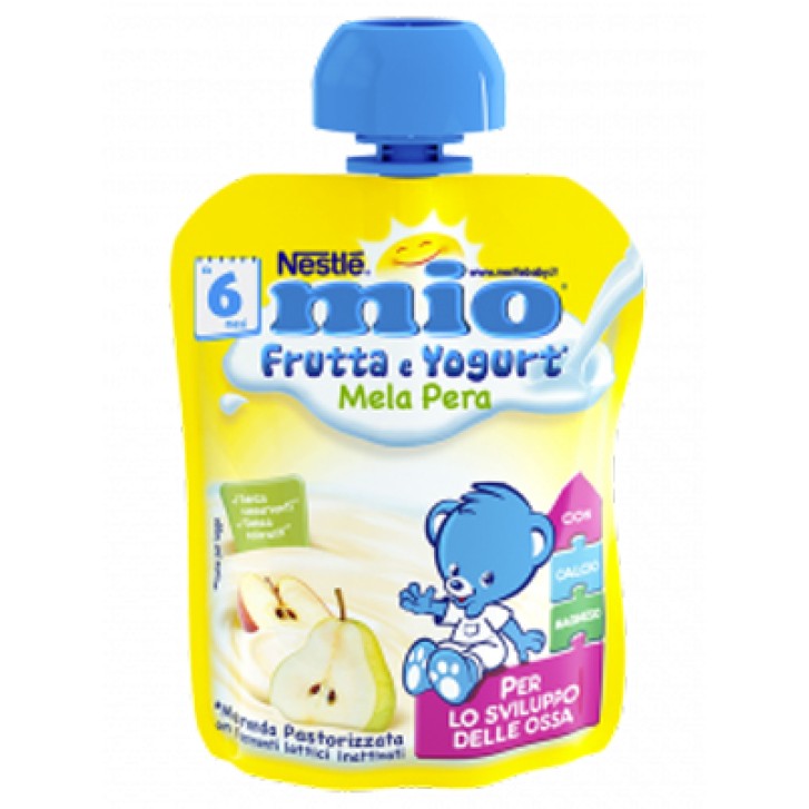 Nestle' Mio Pouch Yogurt Mela Pera 90 grammi