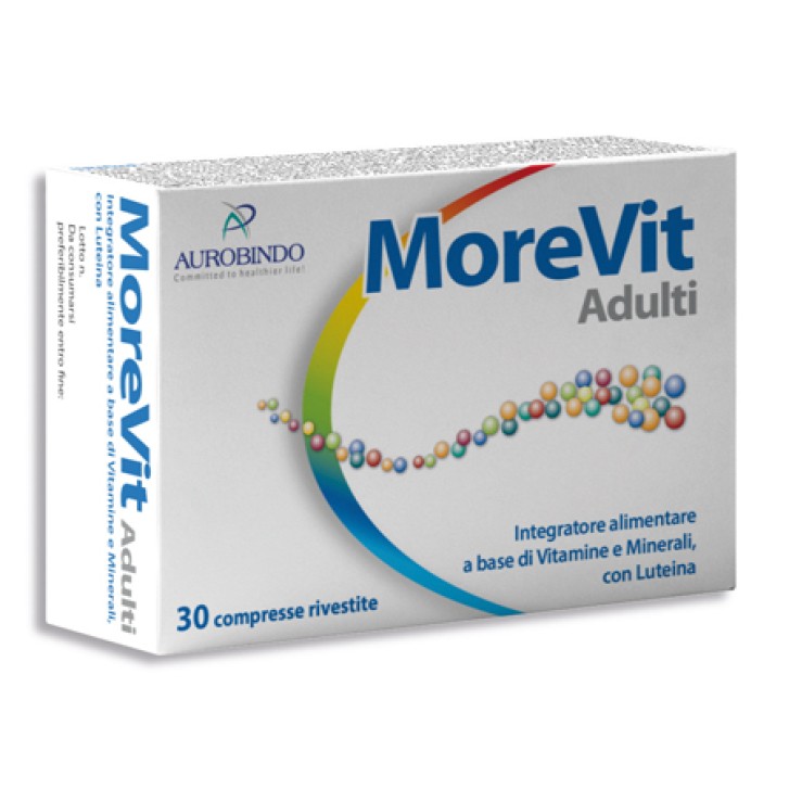 MoreVit Adulti 30 Compresse - Integratore Alimentare