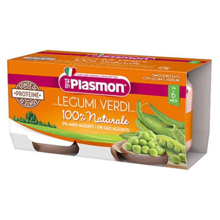 Plasmon Omogeneizzato Verdure e Legumi 2 x 80 grammi
