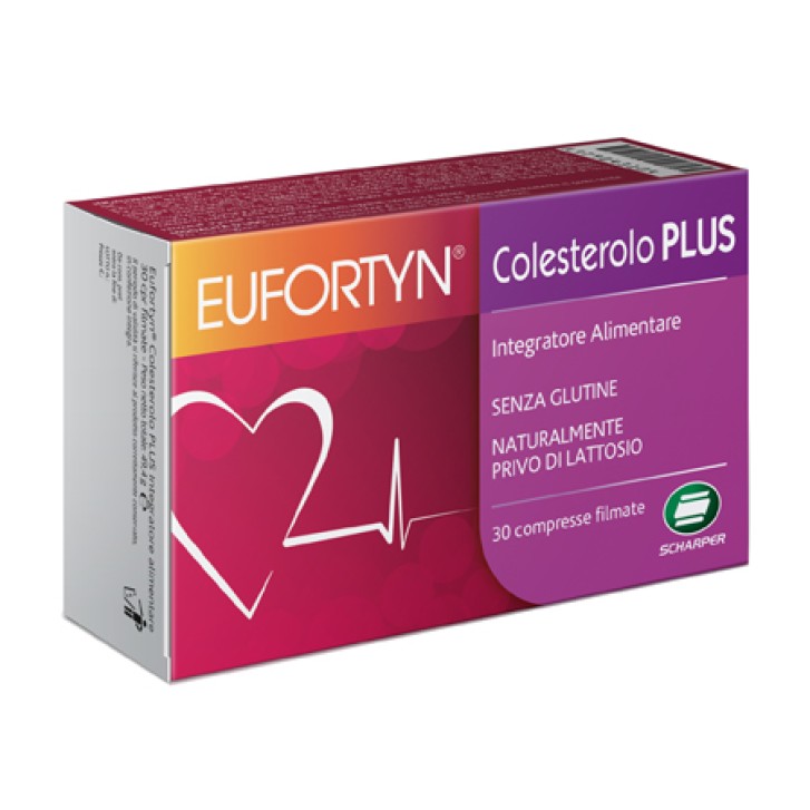 Eufortyn Colesterolo Plus 30 Compresse - Integratore per il Colesterolo