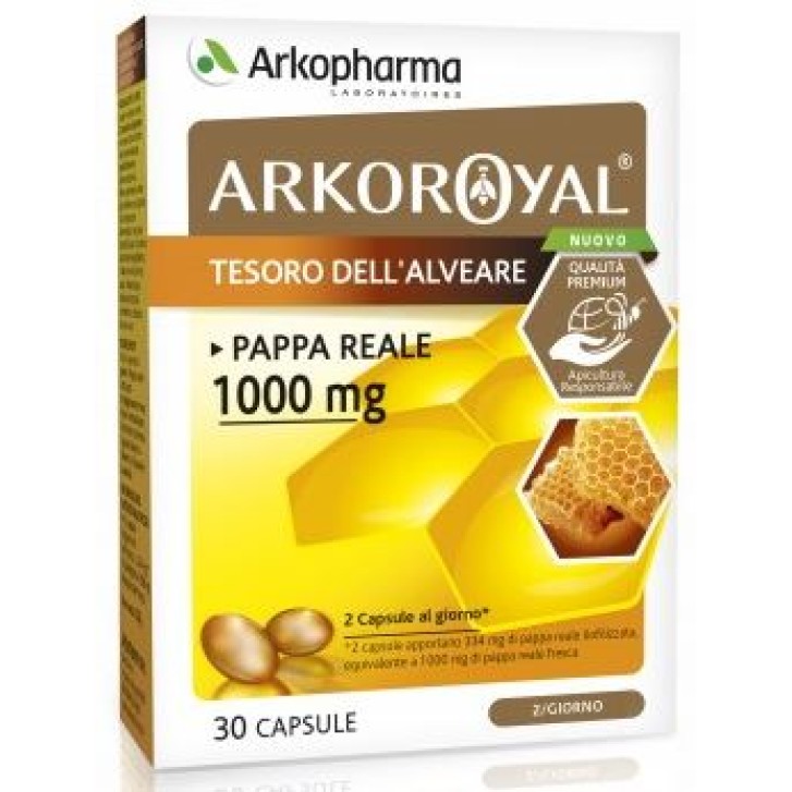 Arkoroyal Pappa Reale 1000 mg 30 Capsule - Integratore Alimentare