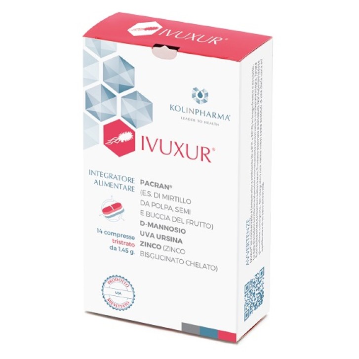 Ivuxur 14 Compresse - Integratore Benessere Vie Urinarie