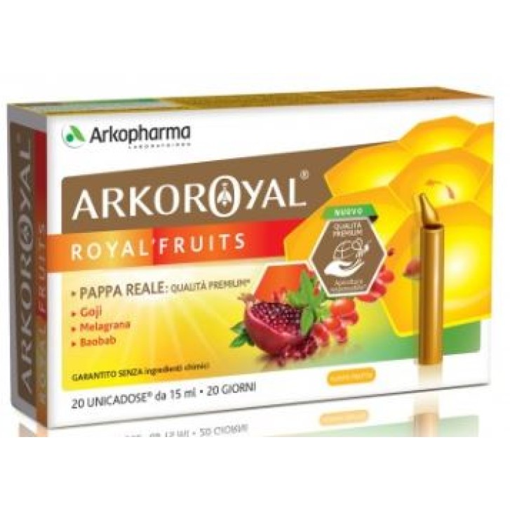 Arkoroyal Royalfruits 20 Flaconcini - Integratore di Pappa Reale