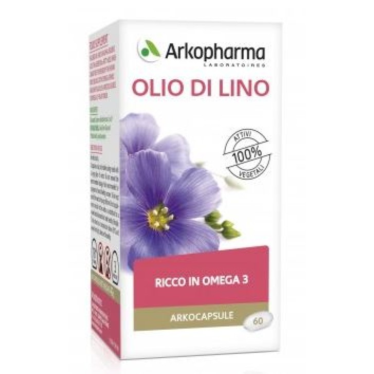 Arkocapsule Olio di Lino 60 Perle - Integratore Omega 3