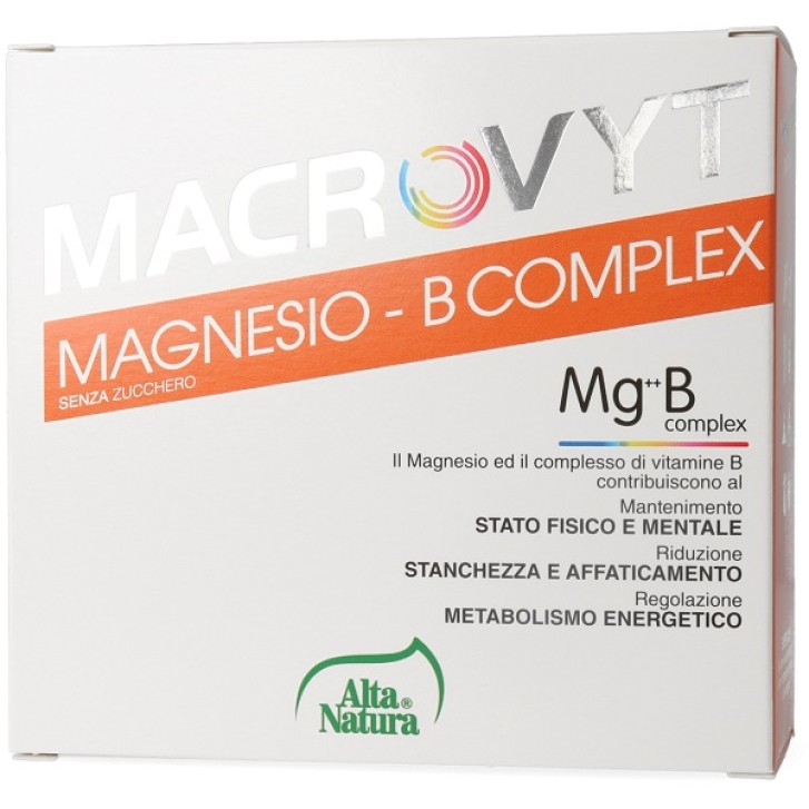Macrovyt Magnesio B Complex 18 Bustine - Integratore Energetico