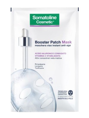 Somatoline Cosmetics Booster Patch Mask Maschera Viso 1 pezzo