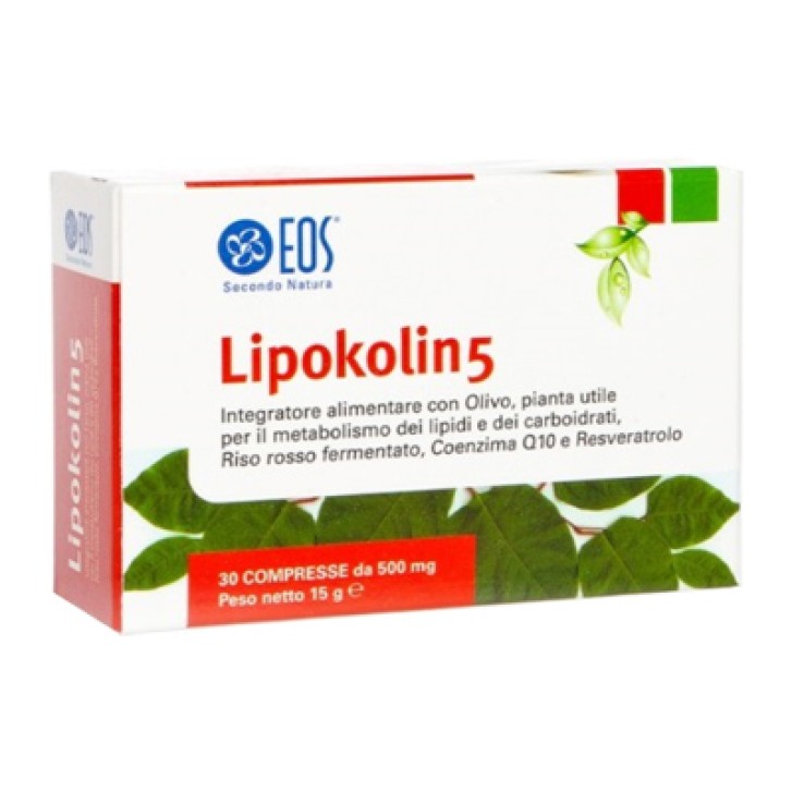 Lipokolin 5 30 Compresse - Integratore per il Colesterolo