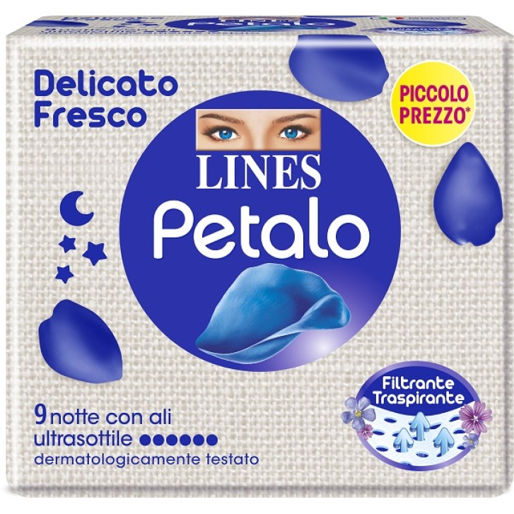 Lines Petalo Blu Notte 9 pezzi