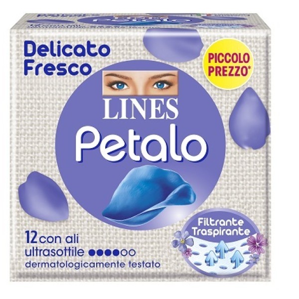Lines Petalo Blu con Ali 12 pezzi