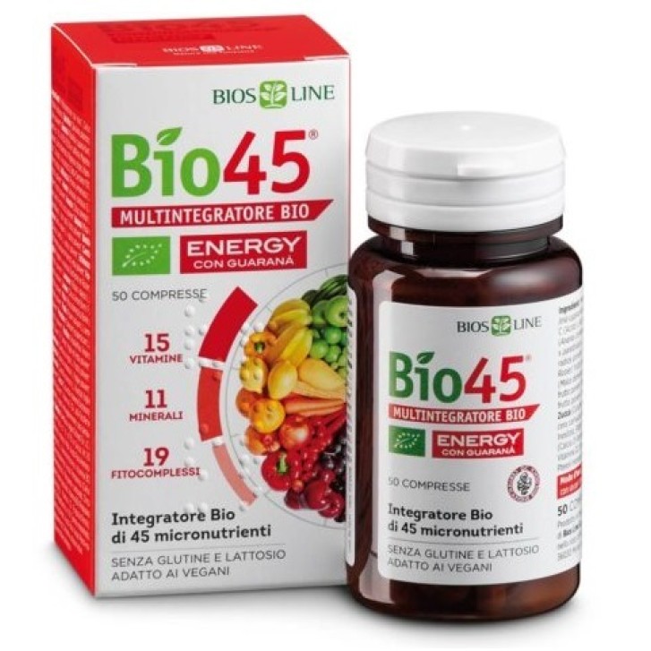 Bios Line Biondo 45 EnErgy 50 Compresse - Integratore Energetico