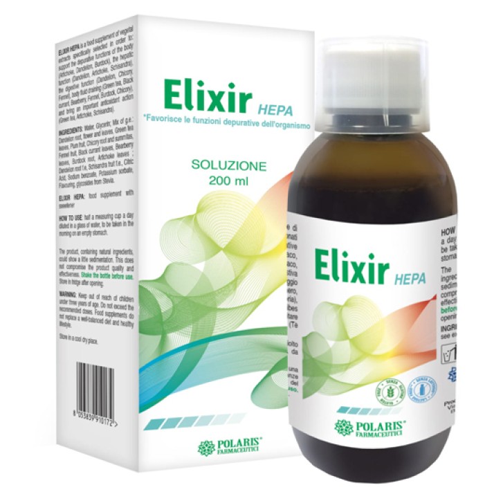 Elixir Hepa 200 ml - Integratore Depurativo
