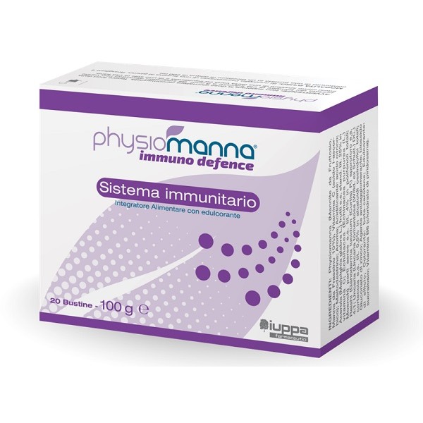 Physiomanna Immuno Defence 20 Bustine - Integratore Difese Immunitarie ...