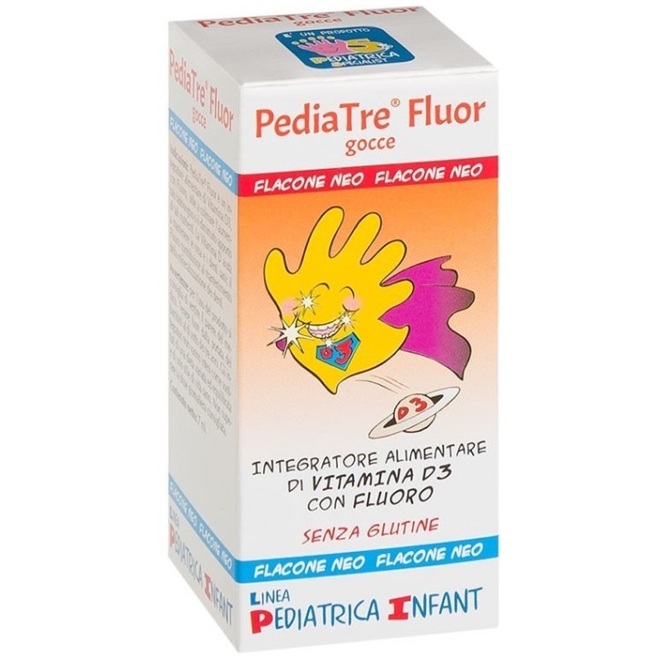 Pediatre Fluor Gocce 7 ml - Integratore di Fluoro