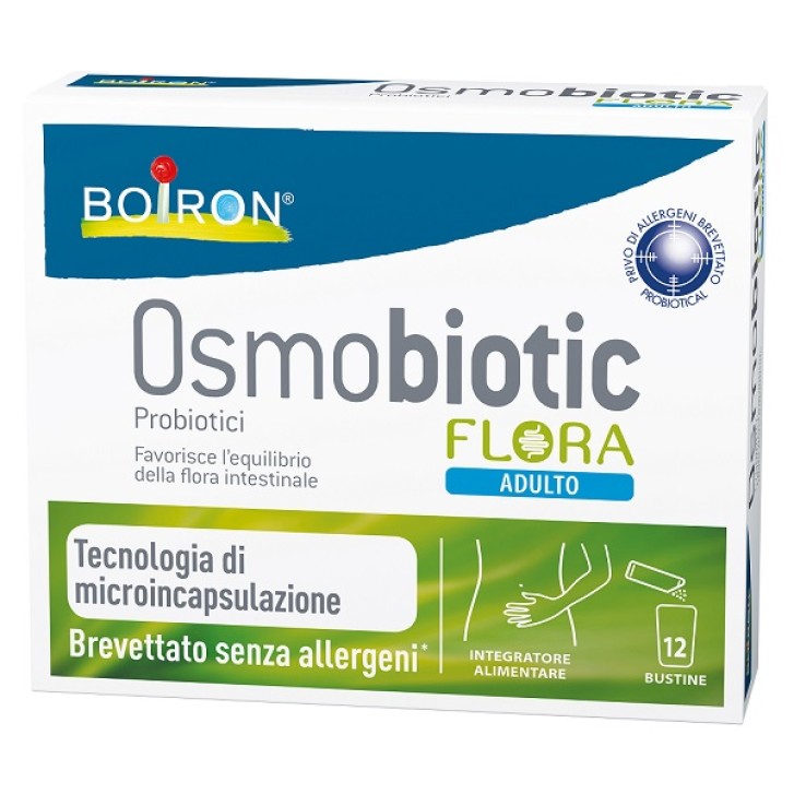 Boiron Osmobiotic Flora Adulti 12 Bustine - Integratore di Probiotici
