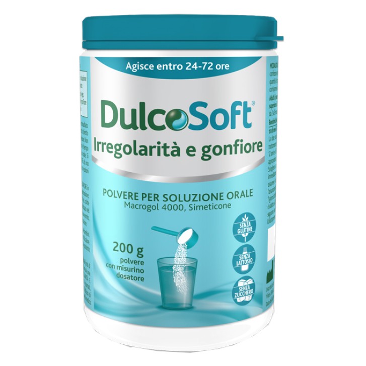 DulcoSoft Irregolarità e Gonfiore Polvere per Soluzione Orale 200 grammi