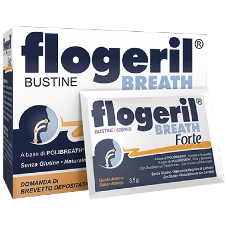 Flogeril Breath Forte 18 Bustine - Integratore Alimentare