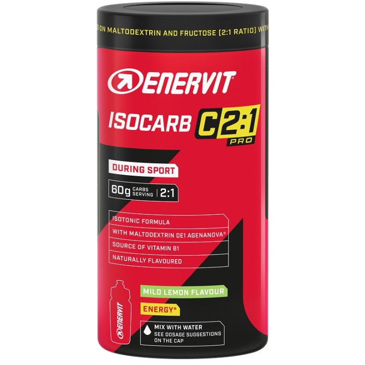 Enervit Sport Isocarb 2:1 650 grammi - Bevanda Istantanea Gusto Limone