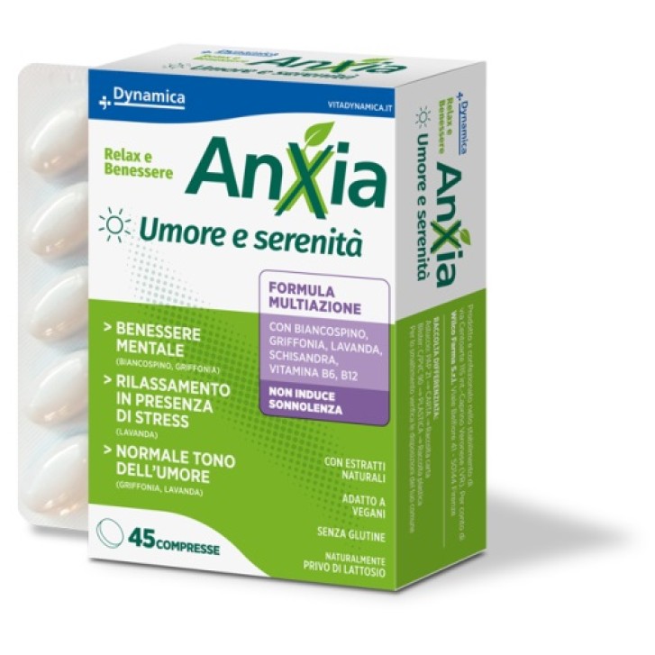 Dynamica Anxia 45 Compresse - Integratore Relax e Benessere Naturale