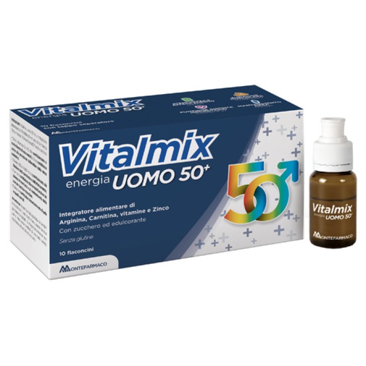 Vitalmix Uomo 50+ 10 Flaconcini - Integratore Tono ed Energia