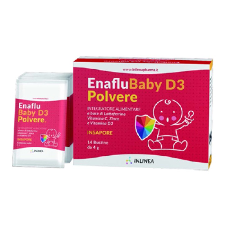 EnaFlu Baby D3 Polvere 14 Bustine - Integratore Difese Immunitarie