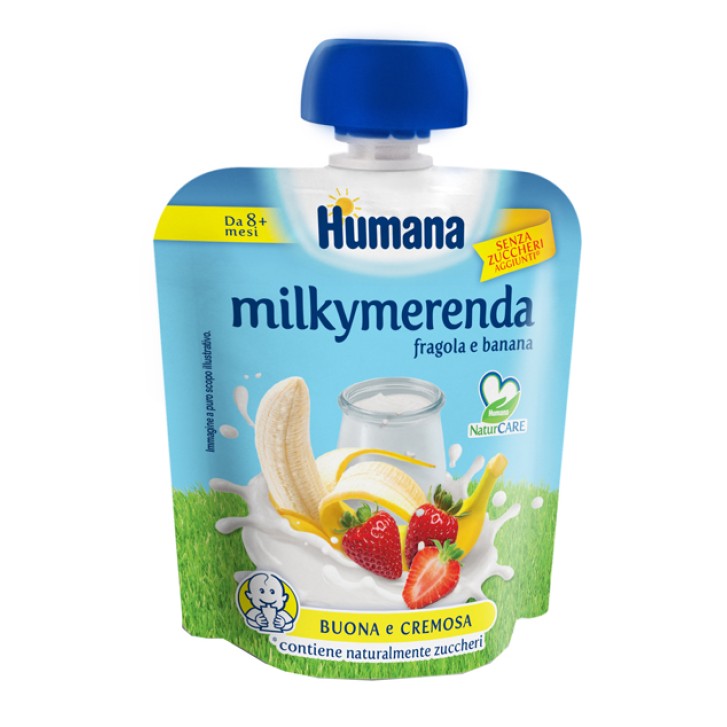 Humana Milkymerenda Fragola Banana 100 grammi