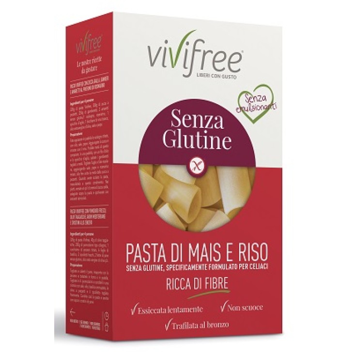 Vivifree Pasta Pacchero 250 grammi