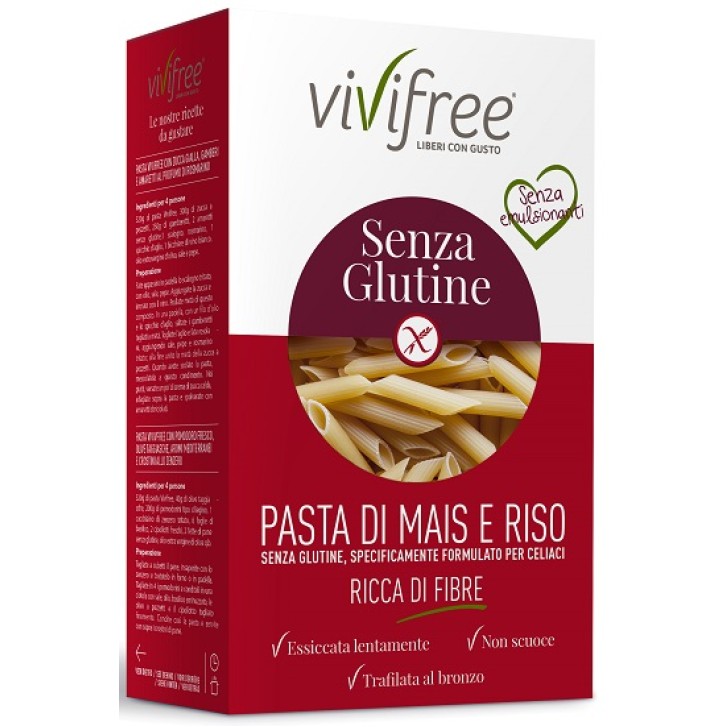 Vivifree Pasta Penne Rig500 grammi