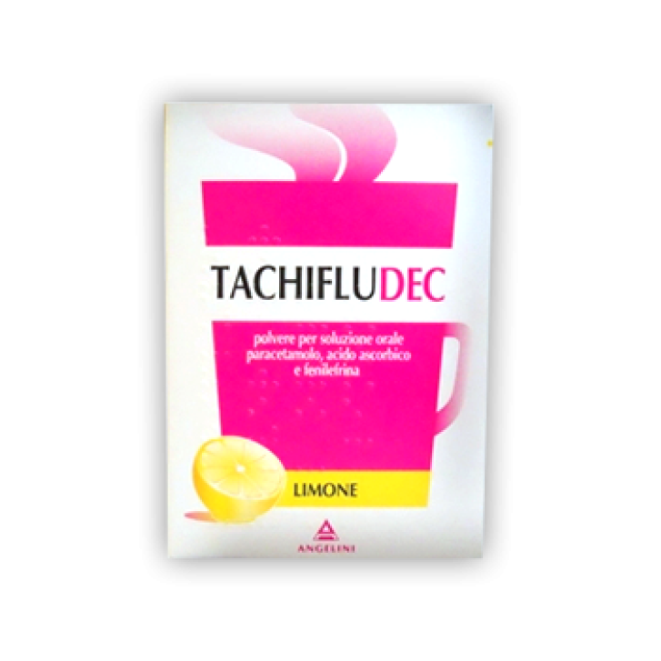 Tachifludec Paracetamolo Influenza Limone 10 Buste