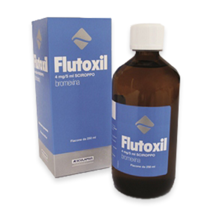Flutoxil Sciroppo 5 mg/5 ml Brpmexina Cloridrato Flacone 250 ml