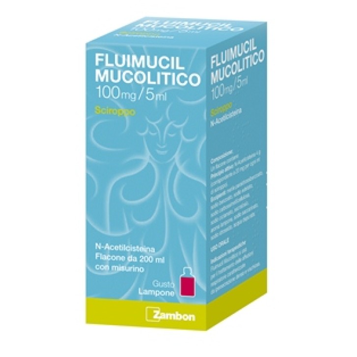 Fluimucil Mucolitico 100 mg/5 ml Sciroppo Epettorante 200 ml