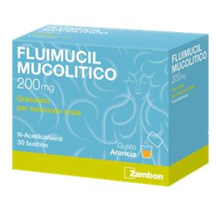Fluimucil Mucolitico 200 mg 30 Bustine