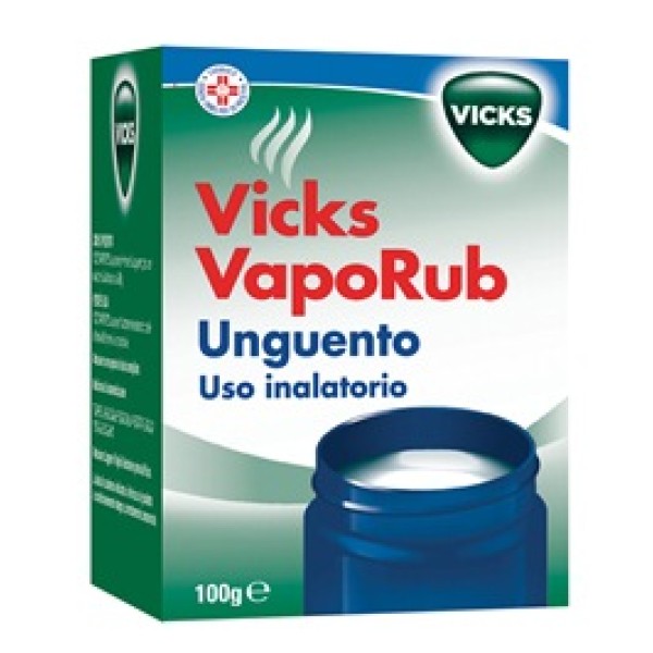 Vicks Vaporub Canfora Unguento per Uso Inalatorio 100 grammi
