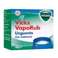 Vicks Vaporub Canfora Unguento per Uso Inalatorio 50 grammi