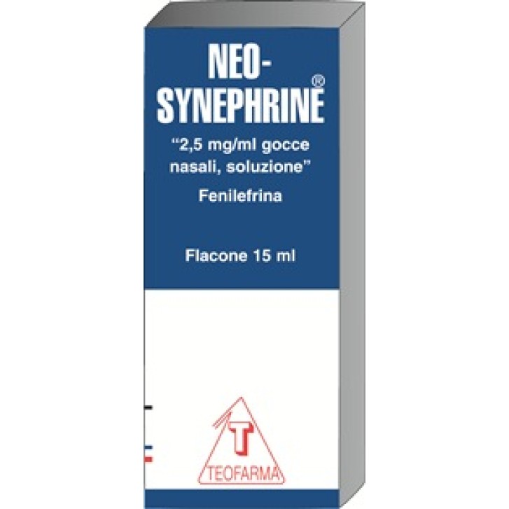 Neo-synephrine 2,5 mg/ ml Gocce Nasali 15 ml